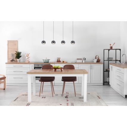 Globo - LED-kattokruunu johdossa 4xLED/6W/230V