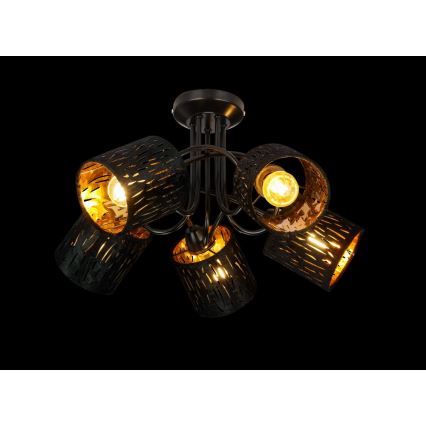 GLOBO 15264-5D - Kiinteä kattokruunu TUXON 5xE14/25W/230V