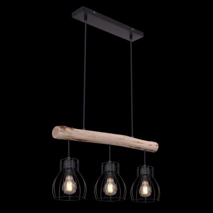 Globo - Kattokruunu narulla 3xE27/40W/230V