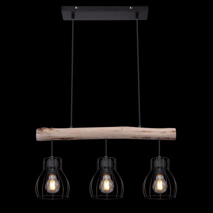 Globo - Kattokruunu narulla 3xE27/40W/230V