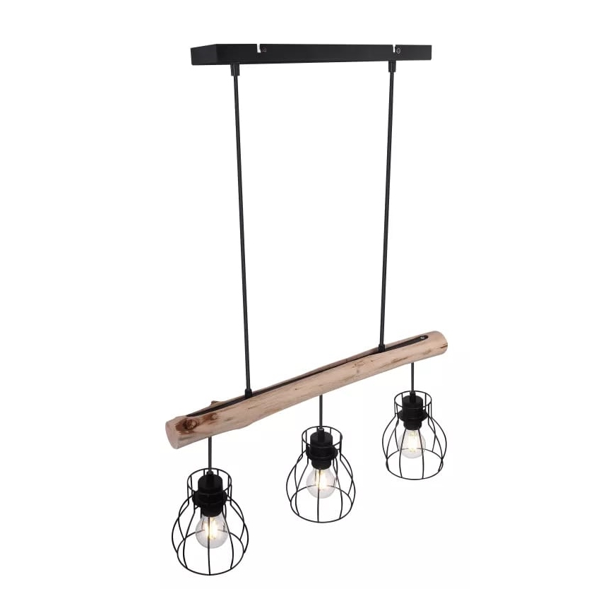 Globo - Kattokruunu narulla 3xE27/40W/230V