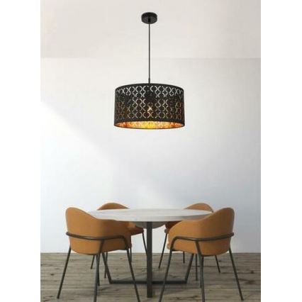 Globo - Kattokruunu narulla 1xE27/60W/230V