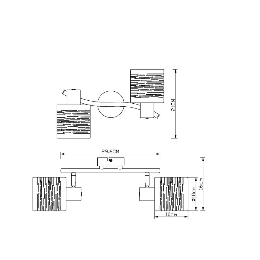 Globo - Kohdevalo 2xE14/15W/230V