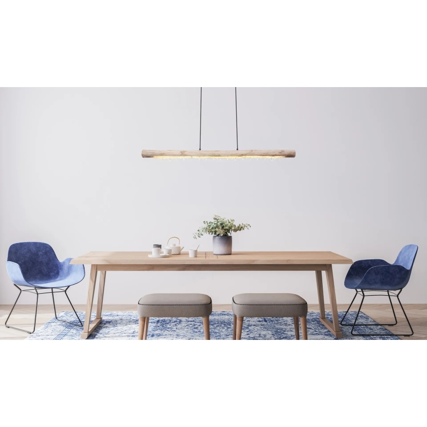 Globo 15354-20 - himmennettävä LED-riippuvalaisin kaapelilla FELICITAS LED/25W/230V beige