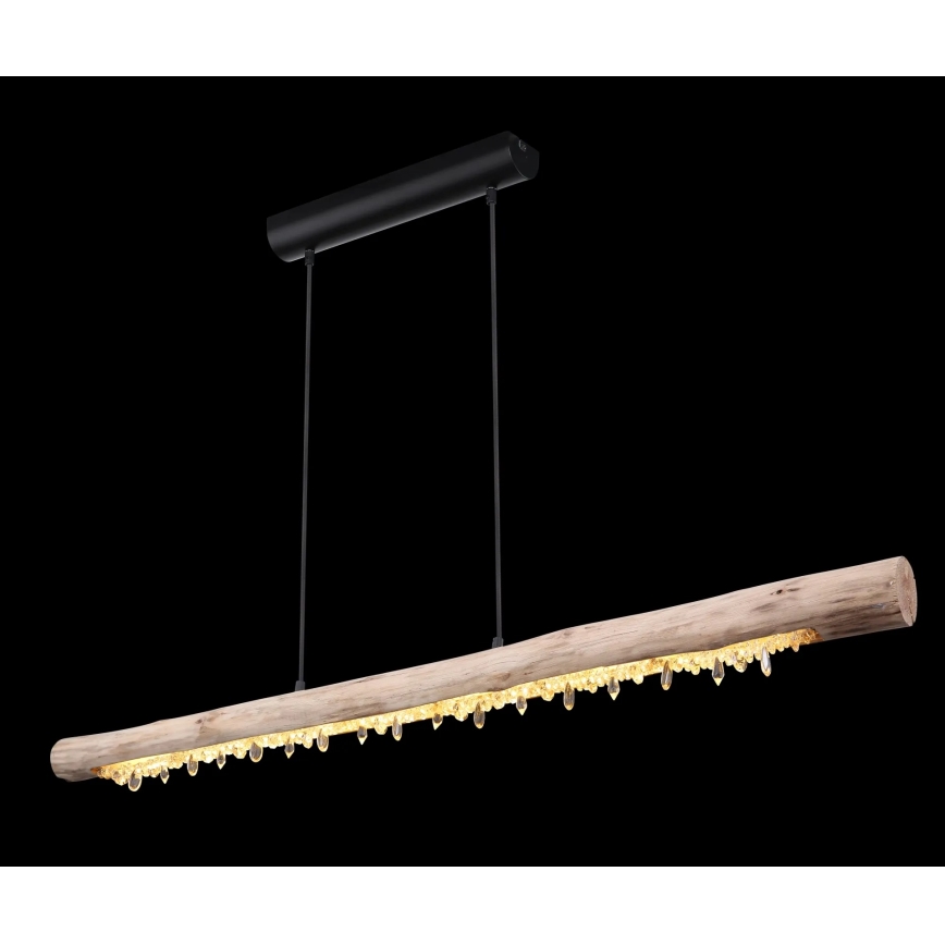 Globo 15354-20 - himmennettävä LED-riippuvalaisin kaapelilla FELICITAS LED/25W/230V beige