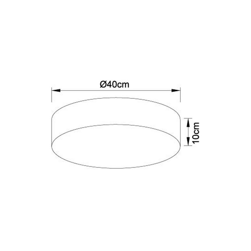 Globo - LED himmennettävä kattovalaisin LED/24W/230V 3000-6000K + kaukosäädin