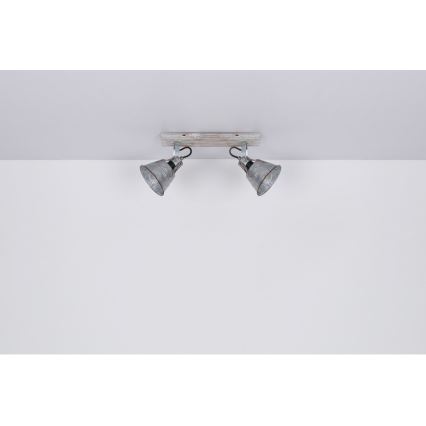 Globo - Kohdevalo 2xE27/60W/230V jalokuusi