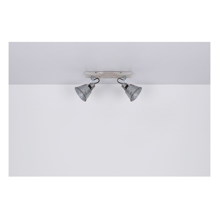 Globo - Kohdevalo 2xE27/60W/230V jalokuusi