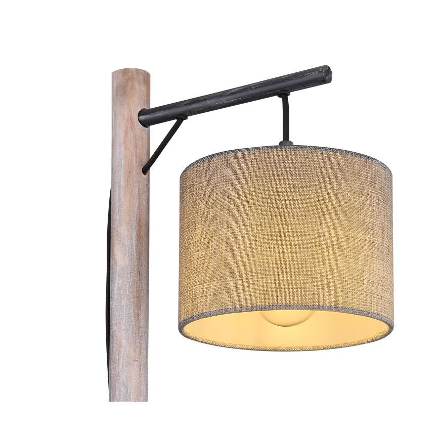 Globo - Pöytävalaisin 1xE27/40W/230V mänty