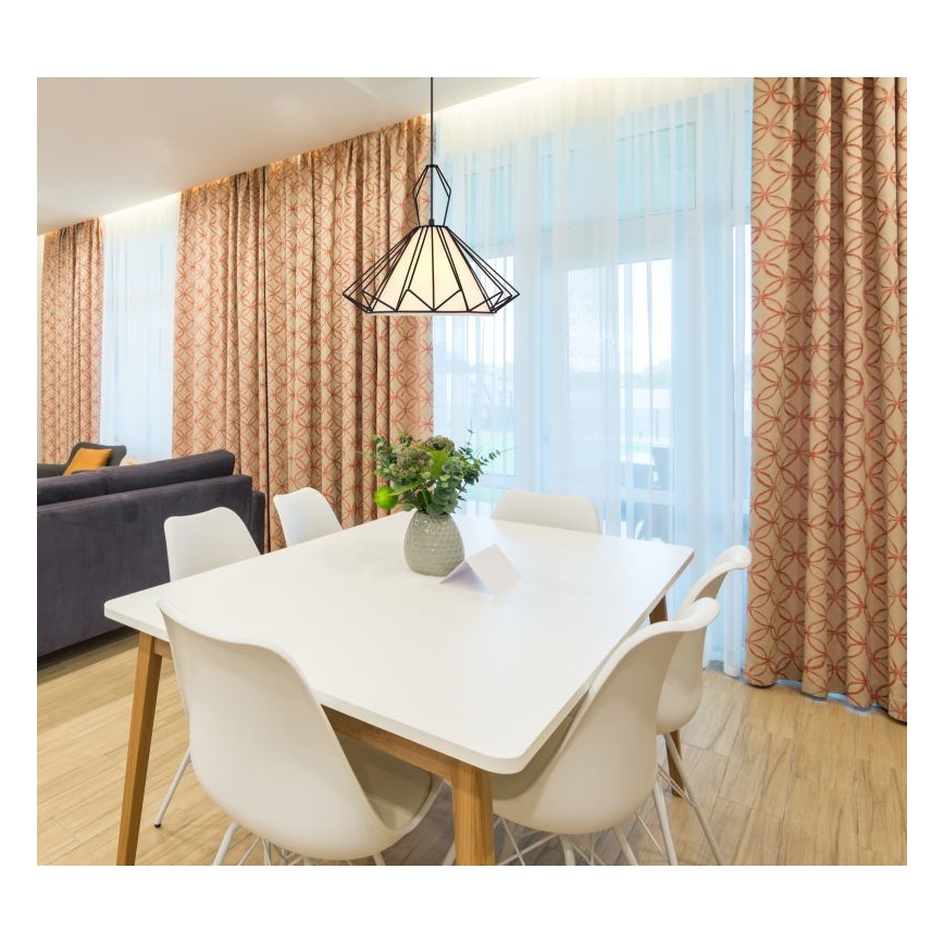 Globo - Kattokruunu narulla 1xE27/60W/230V