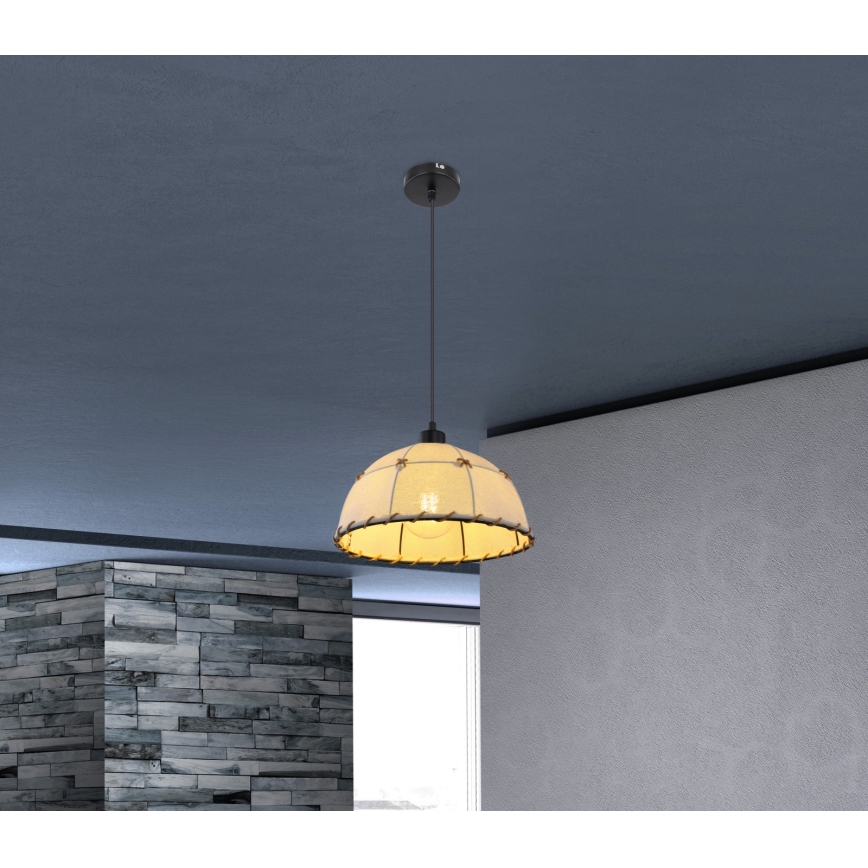 Globo - Kattokruunu narulla 1xE27/60W/230V