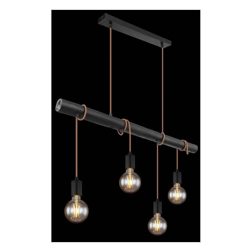 Globo 15459-4H - Kattokruunu johdossa LEO 4xE27/60W/230V