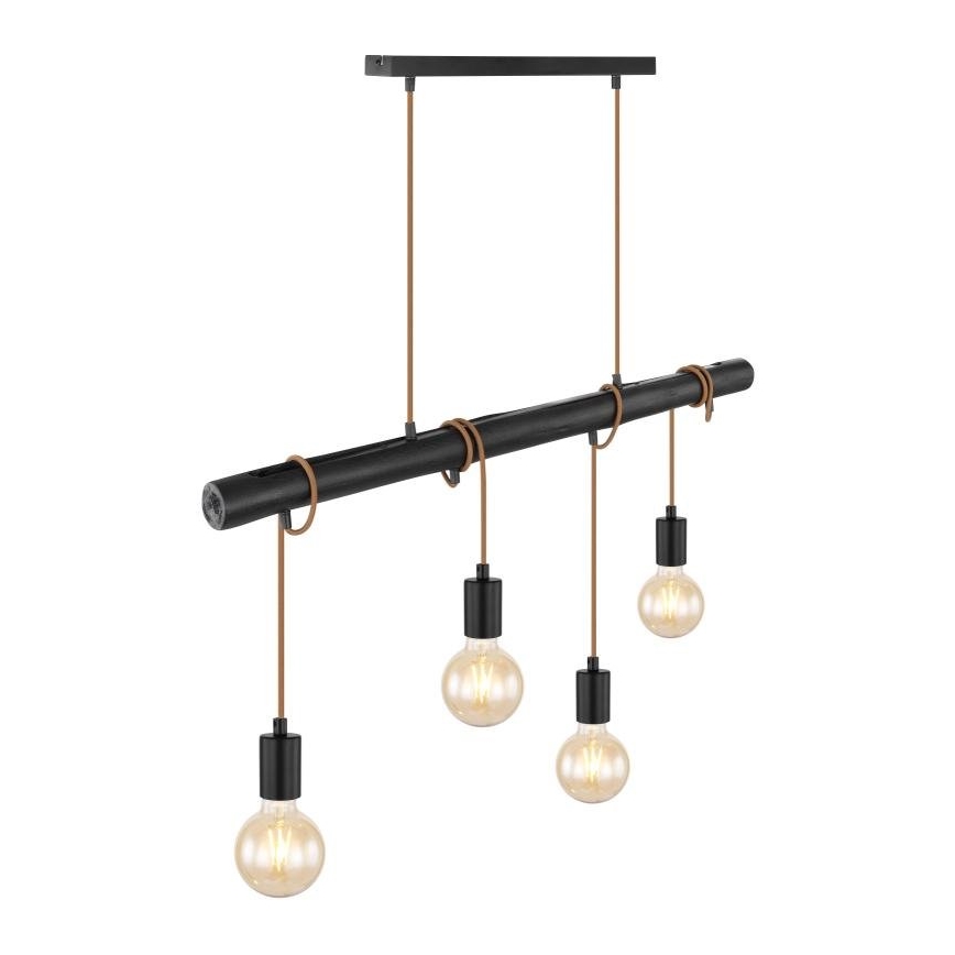 Globo 15459-4H - Kattokruunu johdossa LEO 4xE27/60W/230V