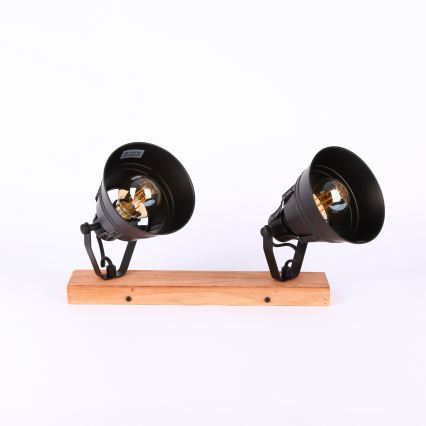 Globo - Kohdevalo 2xE27/60W/230V jalokuusi