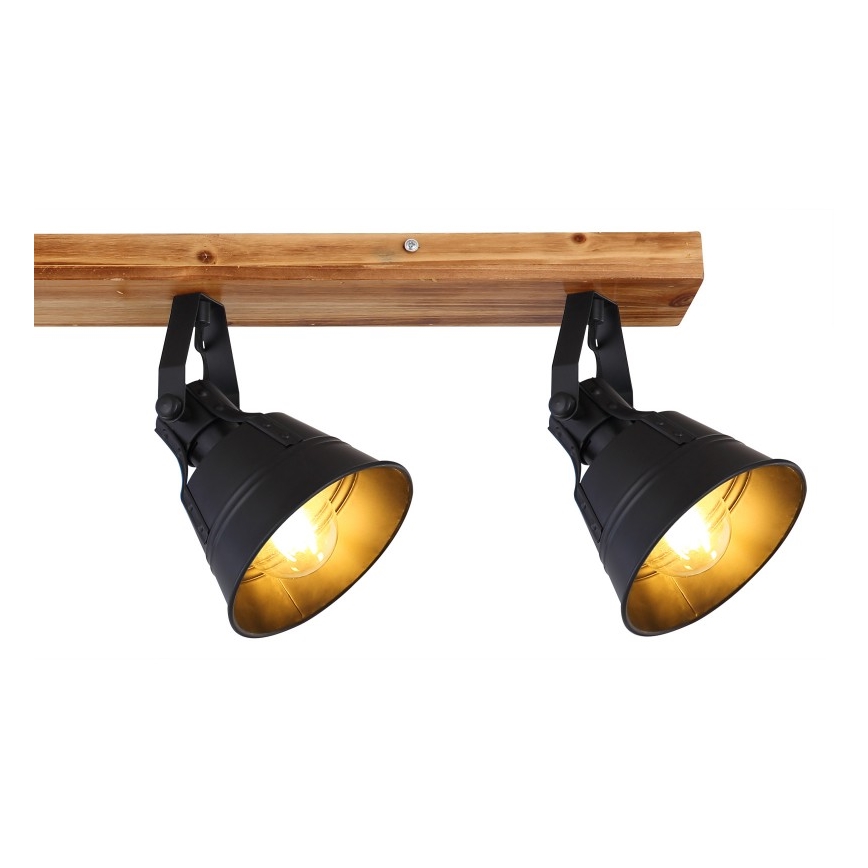 Globo - Kohdevalo 4xE27/60W/230V jalokuusi