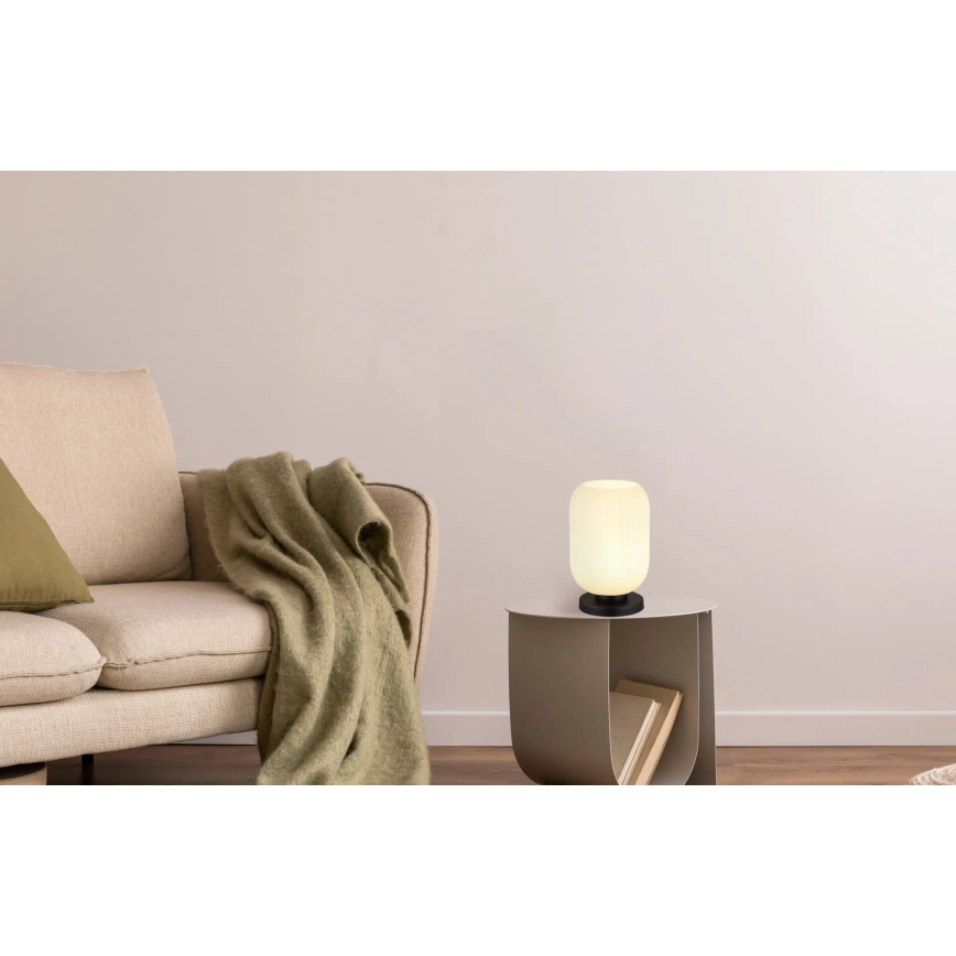 Globo - Pöytävalaisin 1xE27/40W/230V valkoinen