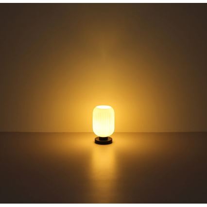 Globo - Pöytävalaisin 1xE27/40W/230V valkoinen