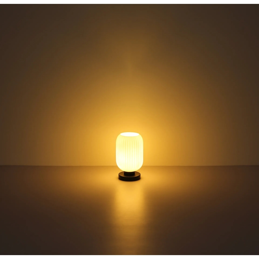 Globo - Pöytävalaisin 1xE27/40W/230V valkoinen