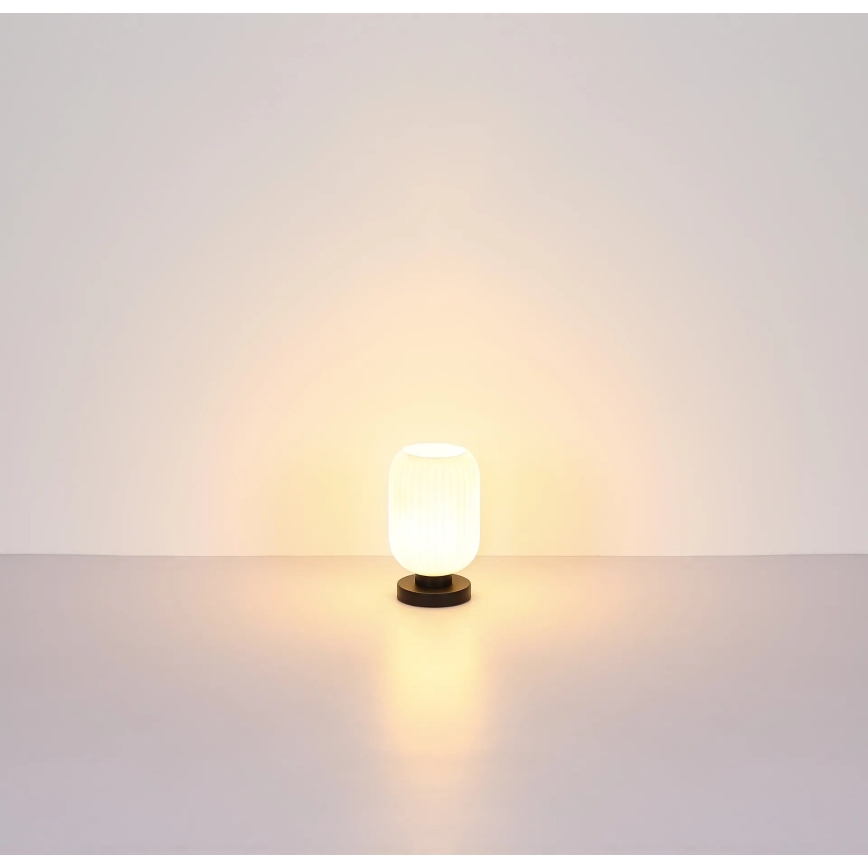 Globo - Pöytävalaisin 1xE27/40W/230V valkoinen