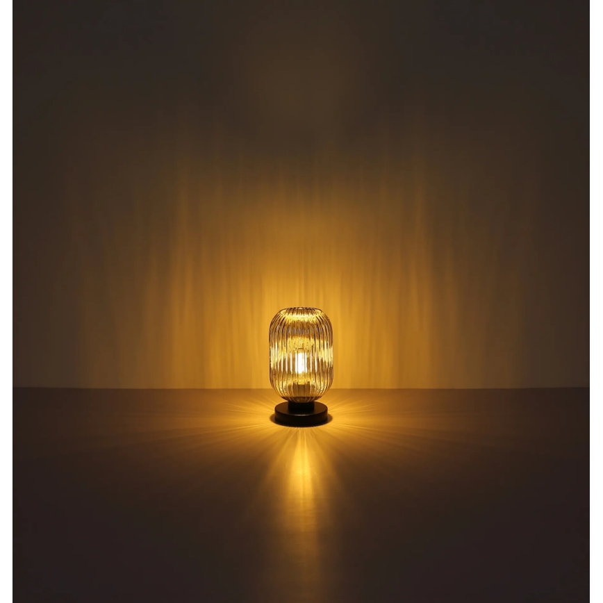 Globo - Pöytävalaisin 1xE27/40W/230V harmaa