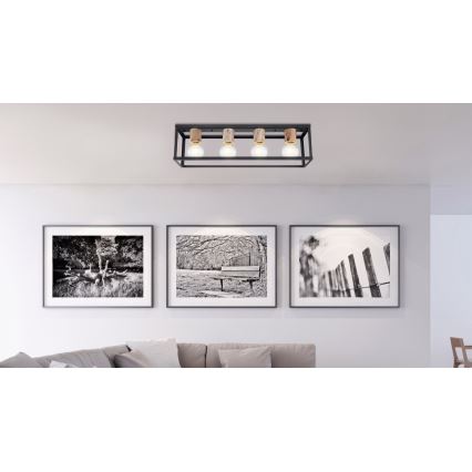 Globo - Kattovalo 4xE27/60W/230V