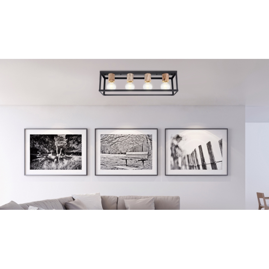 Globo - Kattovalo 4xE27/60W/230V