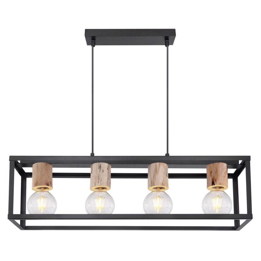 Globo - Kattokruunu narulla 4xE27/60W/230V