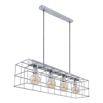 Globo 15530Z-4H - Kattokruunu johdossa MERRIL 4xE27/60W/230V