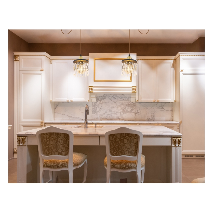 Globo 15533H - Kattokruunu johdossa COMMA 1xE27/40W/230V