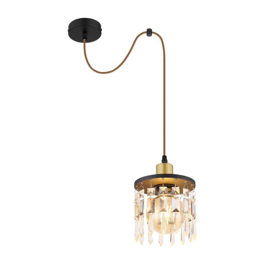 Globo 15533H - Kattokruunu johdossa COMMA 1xE27/40W/230V