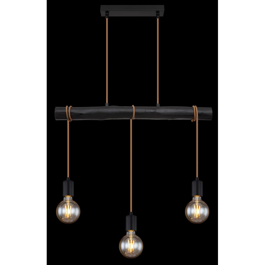 Globo - Kattokruunu johdossa 3xE27/60W/230V