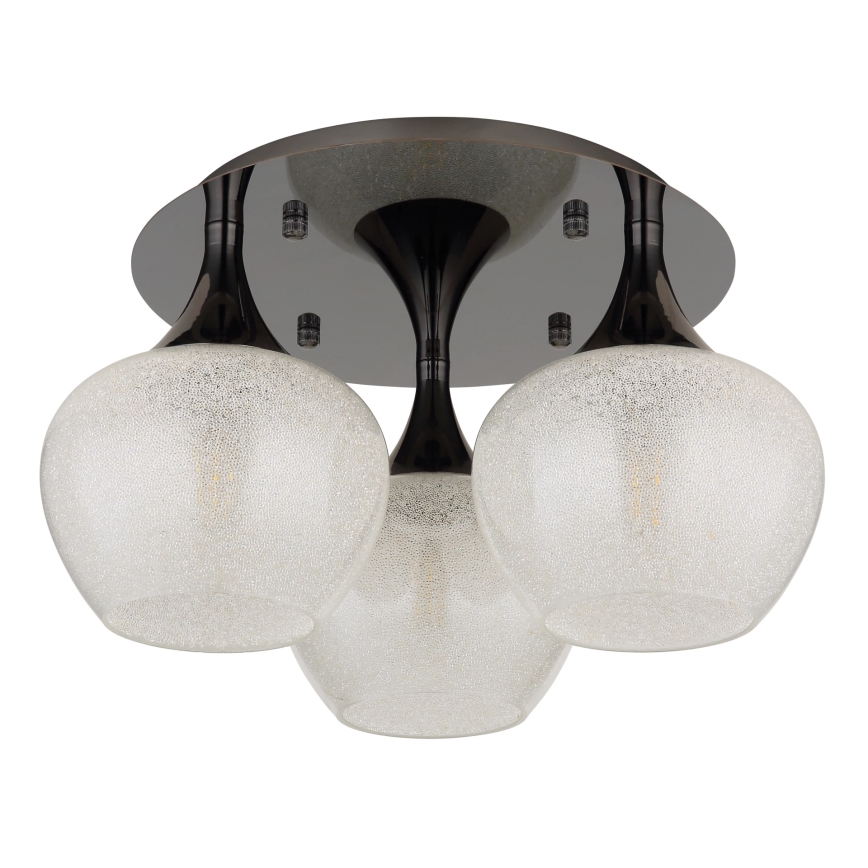 Globo - Kiinteä kattokruunu 3xE27/40W/230V antrasiitti