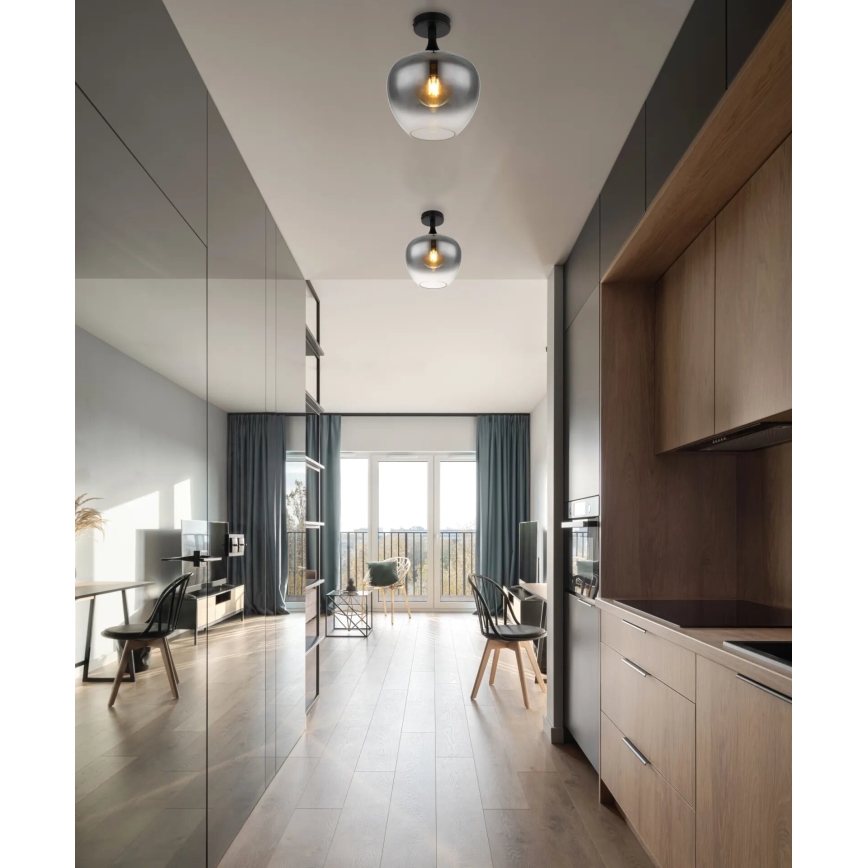 Globo - Kattovalo 1xE27/40W/230V savustettu