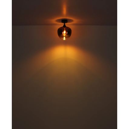 Globo - Kattovalo 1xE27/40W/230V kupari