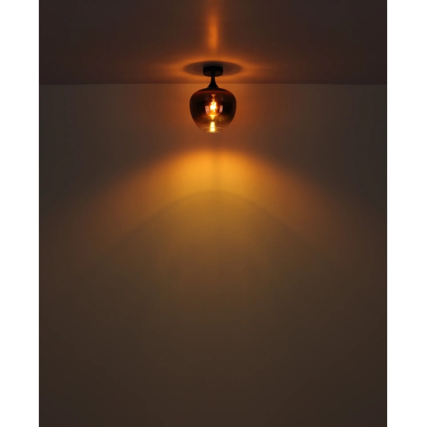 Globo - Kattovalo 1xE27/40W/230V kupari