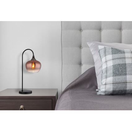 Globo - Pöytävalaisin 1xE27/40W/230V kupari