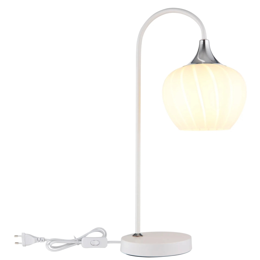 Globo - Pöytävalaisin 1xE27/40W/230V valkoinen