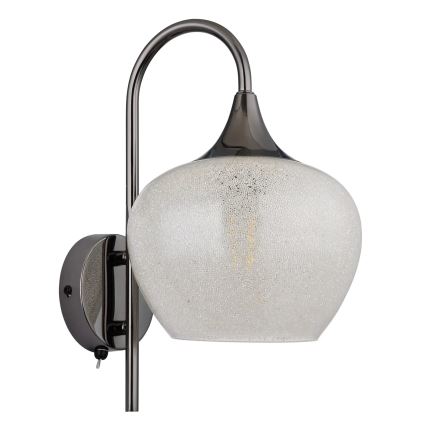 Globo - Seinävalaisin 1xE27/40W/230V valkoinen/antrasiitti