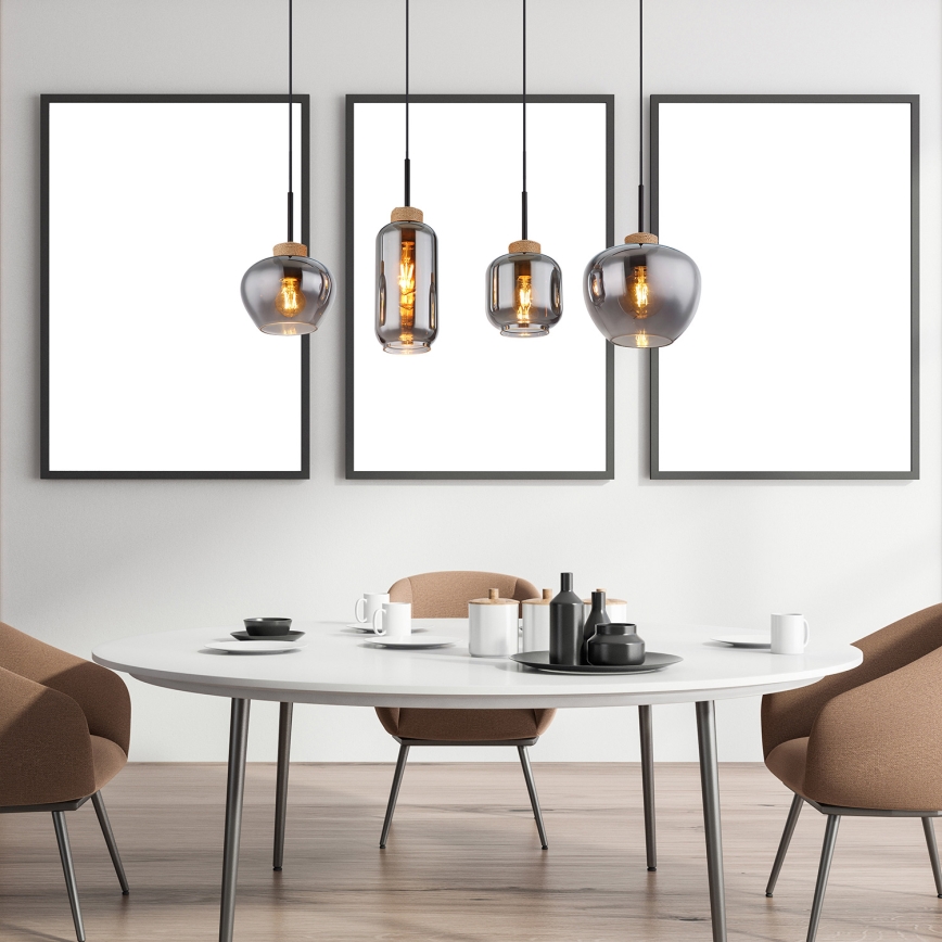 Globo - Kattokruunu johdossa 4xE27/40W/230V