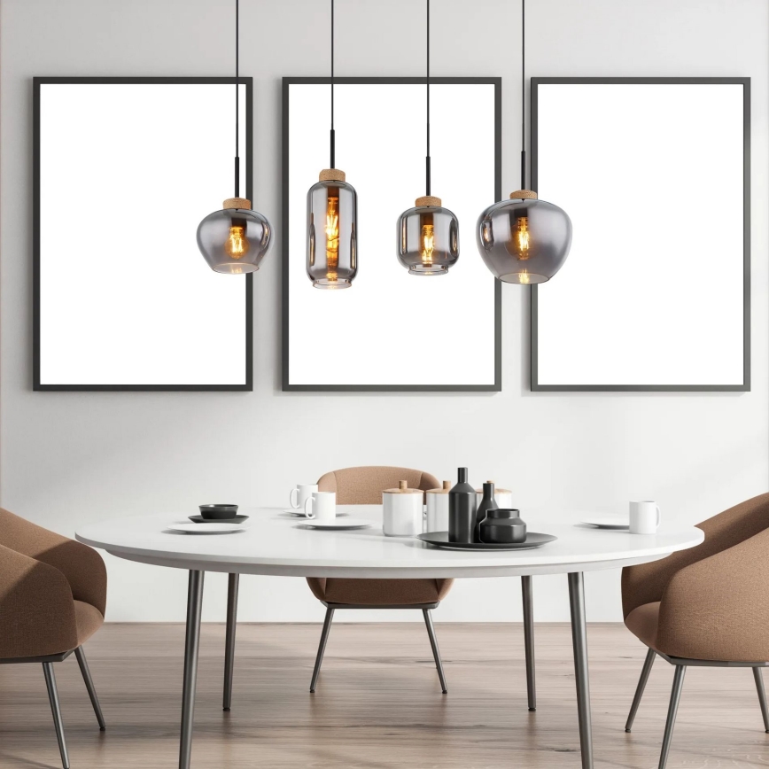 Globo - Kattokruunu johdossa 4xE27/40W/230V