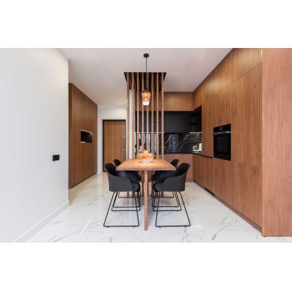 Globo - Kattokruunu johdossa 1xE27/60W/230V halkaisija 18 cm kupari