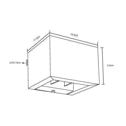 Globo - LED-seinävalaisin LED/8W/230V kerma