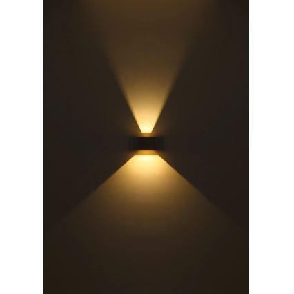 Globo - LED-seinävalaisin LED/8W/230V ruskea