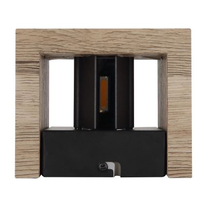 Globo - LED-seinävalaisin LED/8W/230V ruskea