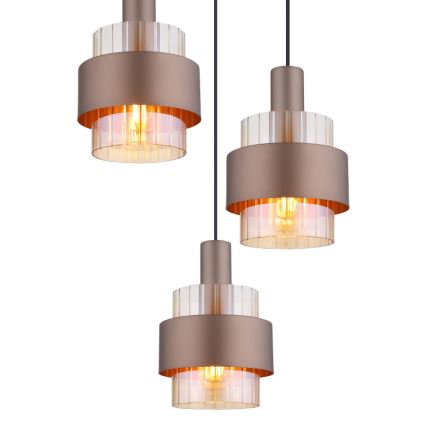 Globo - Riippuvalaisin johdolla 3xE27/60W/230V