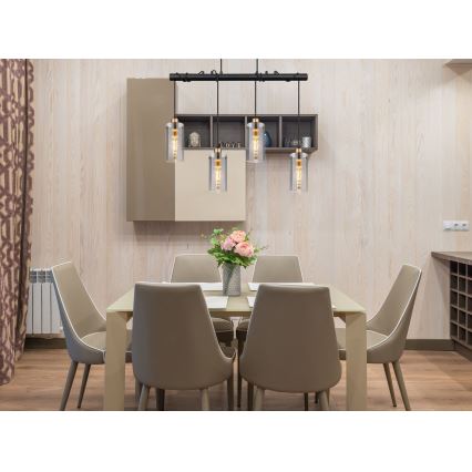 Globo - Kattokruunu johdossa 4xE27/40W/230V