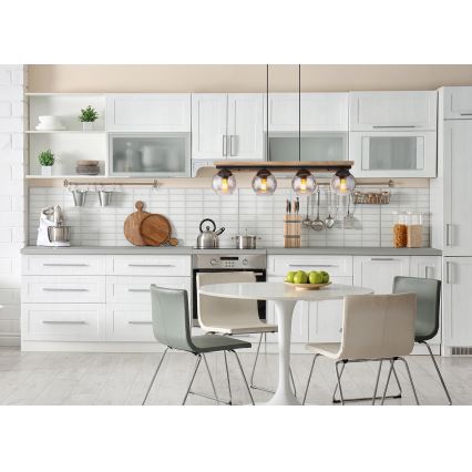 Globo - Kattokruunu johdossa 4xE27/25W/230V