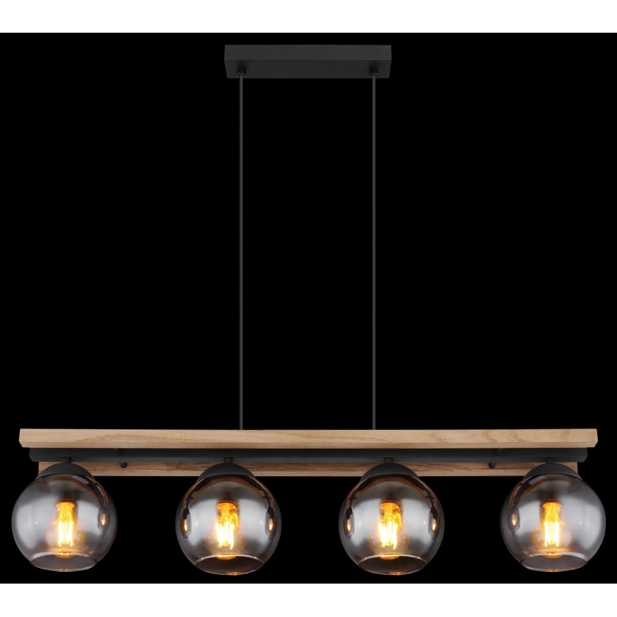 Globo - Kattokruunu johdossa 4xE27/25W/230V