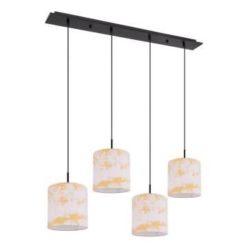 Globo 15580-4H - Kattokruunu johdossa ENGELBERT 4xE27/40W/230V