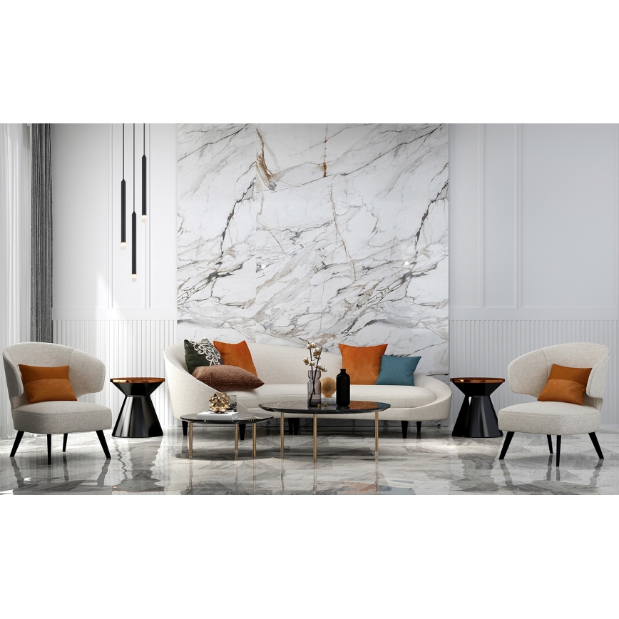 Globo - Kattokruunu johdossa 3xG9/4W/230V halkaisija 24 cm musta